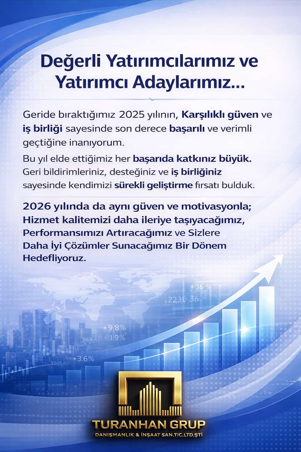 2025-2026 Teşekkürlerimiz ve Hedeflerimiz